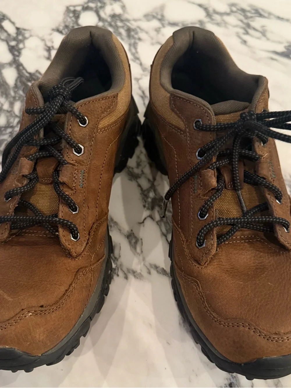 Merrell Moab Adventure Lace Waterproof Hiking Shoes Brown Men's Size 8.5